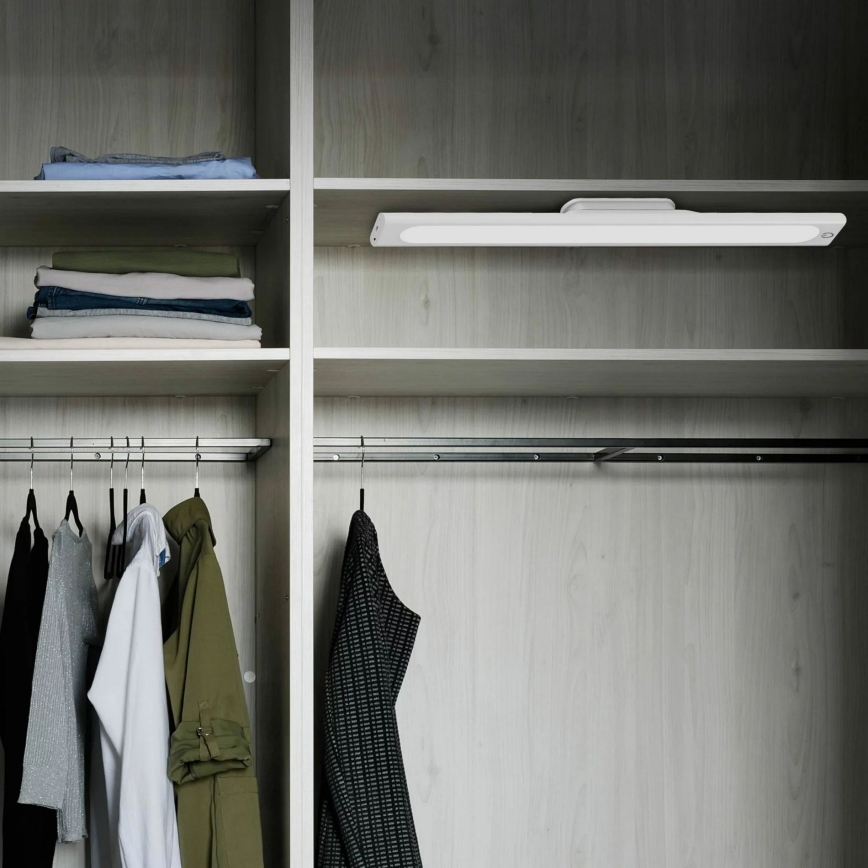 LED Under keuken cabinet aanraken magnetic lamp LED/2,5W/5V USB 2700/4000/6500K 1200 mAh 35 cm wit