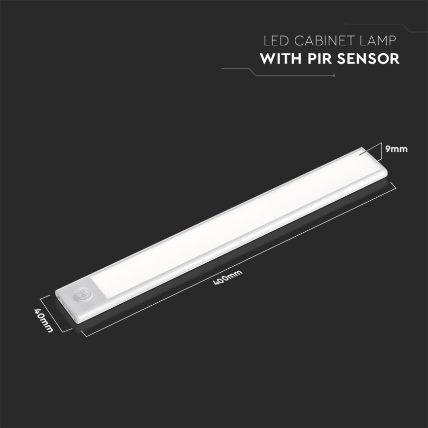 LED Onder keukenkast verlichting met een sensor LED/2W/5V 3000K
