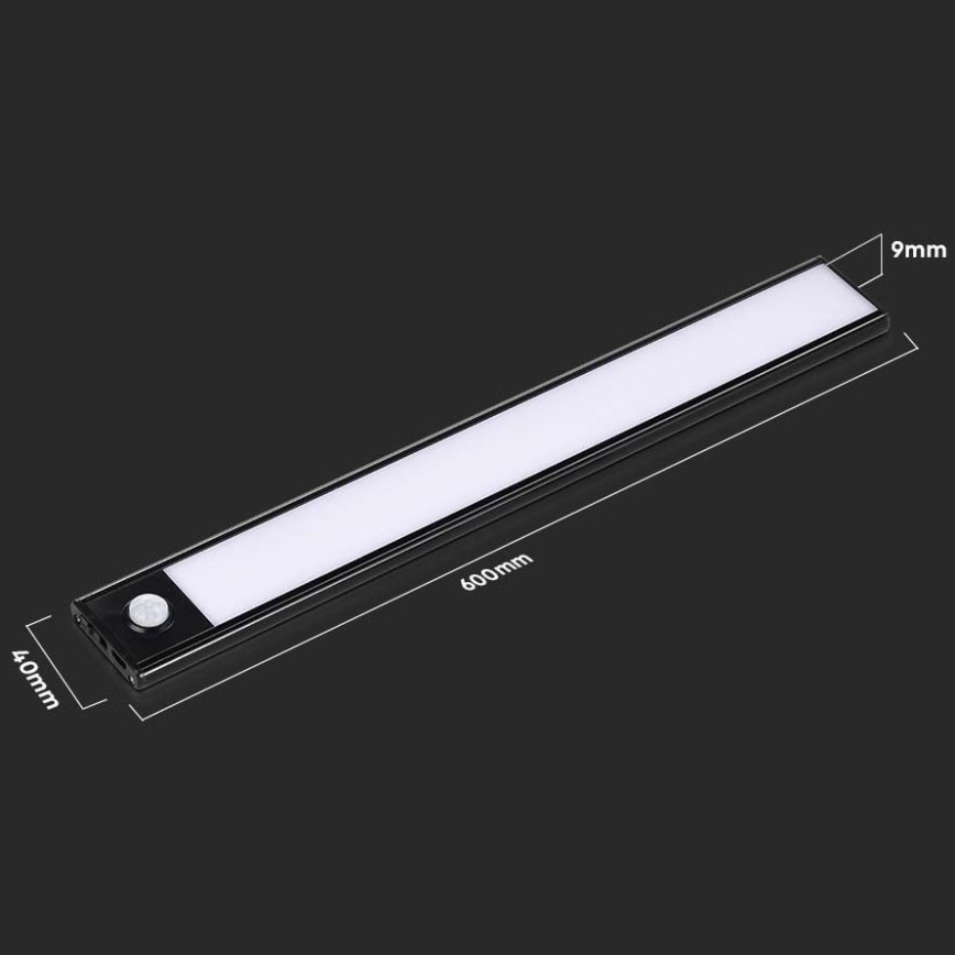 LED Onder keukenkast verlichting met sensor LED/2,5W/5V 4000K 3000 mAh