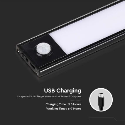 LED Onder keukenkast verlichting met sensor LED/2W/5V 2200 mAh 3000K