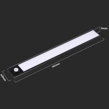 LED Onder keukenkast verlichting met sensor LED/2W/5V 4000K 2200 mAh