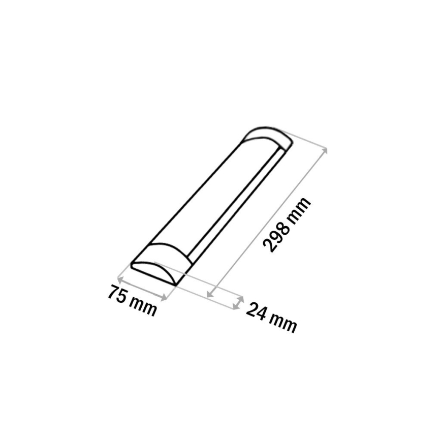 LED Onder keukenkast verlichting QTEC LED/9W/230V 30 cm wit