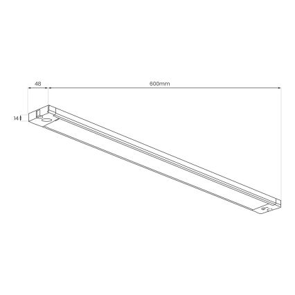 LED onderbouwarmatuur LED/18W/230V 2700/3000/4000/5000/5700K 60 cm wit
