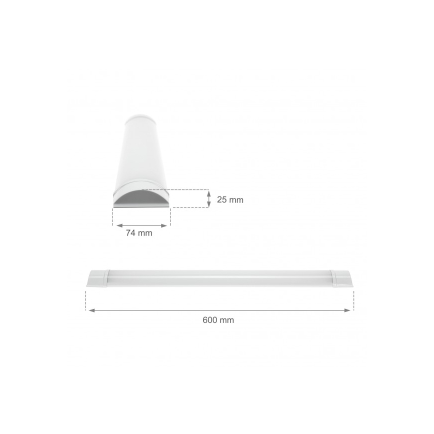 LED onderbouwarmatuur VIGA LED/14W/230V 3000K wit