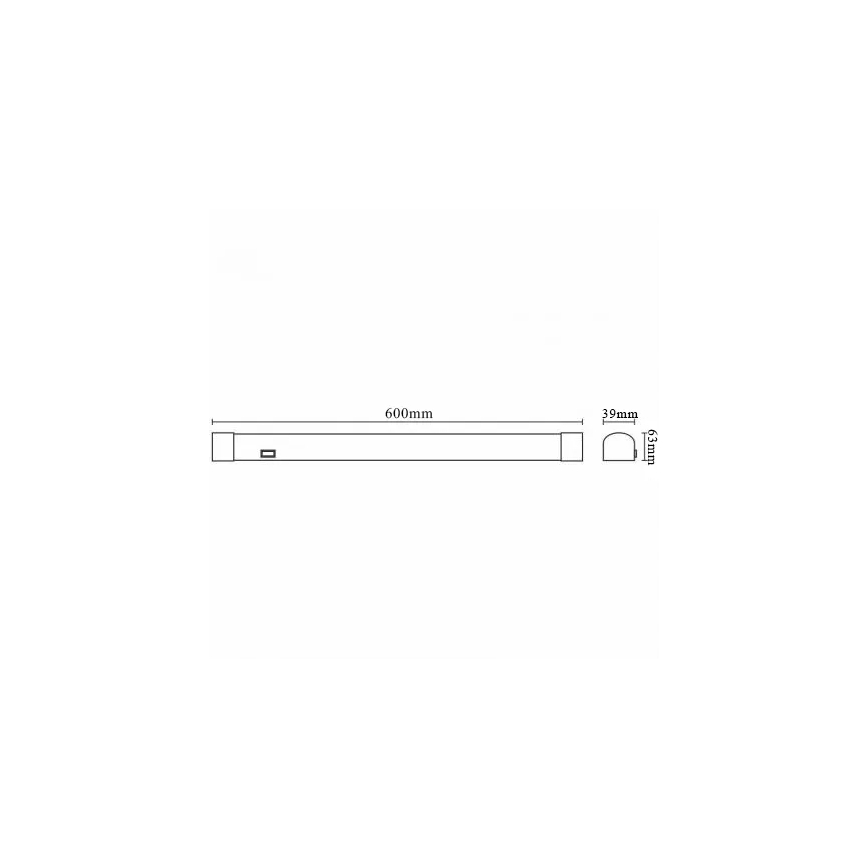 LED onderbouwlamp LED/15W/230V 60 cm IP44 wit