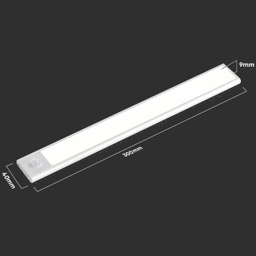 LED onderbouwverlichting met sensor LED/1,5W/5V 1500 mAh 4000K