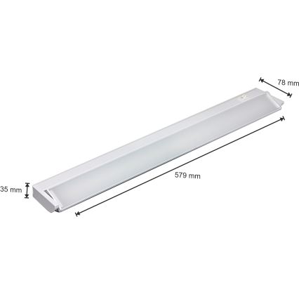 LED Onderbouwverlichting keuken LED/10W/230V wit