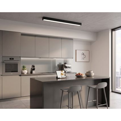 LED Opbouw-/hanglamp aan kabel LED/44W/230V 4000K 120 cm zwart