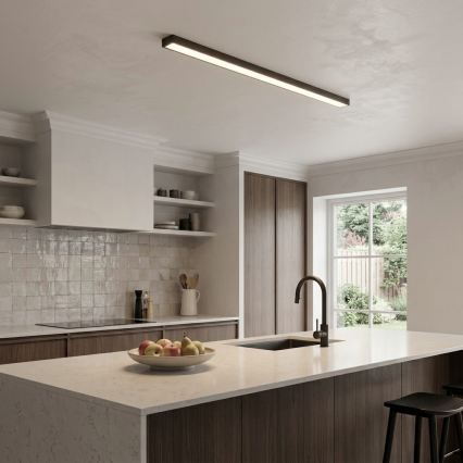 LED Opbouw-/hanglamp aan kabel LED/44W/230V 4000K 120 cm zwart