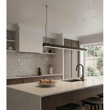 LED Opbouw-/hanglamp aan kabel LED/44W/230V 4000K 120 cm zwart