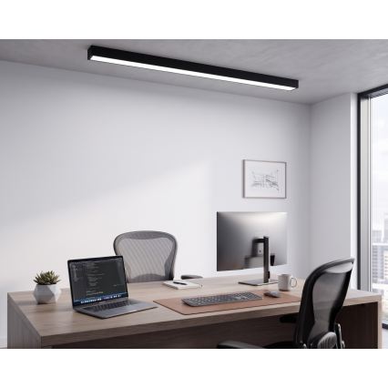 LED opbouw-/hanglamp aan kabel LED/44W/230V 6000K 120 cm zwart