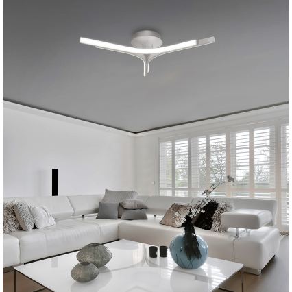 LED Opbouwkroonluchter ALTA LED/30W/230V zilver