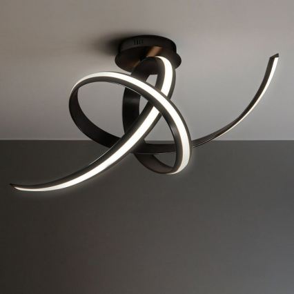 LED opbouwkroonluchter AREZIA LED/41W/230V zwart