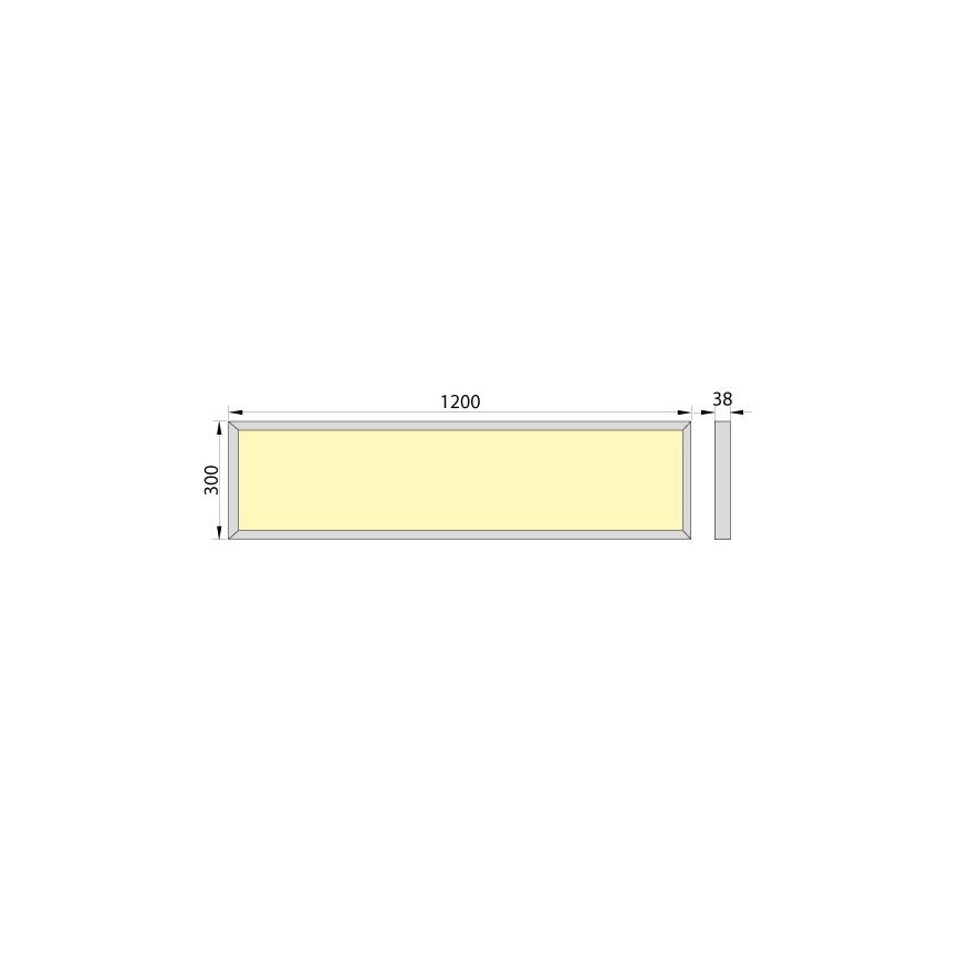 LED Opbouwpaneel OREGA LED/40W/230V 4000K