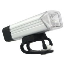 LED Oplaadbaar bike lamp LED/5W/3,7V IPX4 1200 mAh zilver
