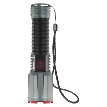 LED oplaadbaar metaal zaklamp LED/5V 3000 glanzend 5000 mAh IP43