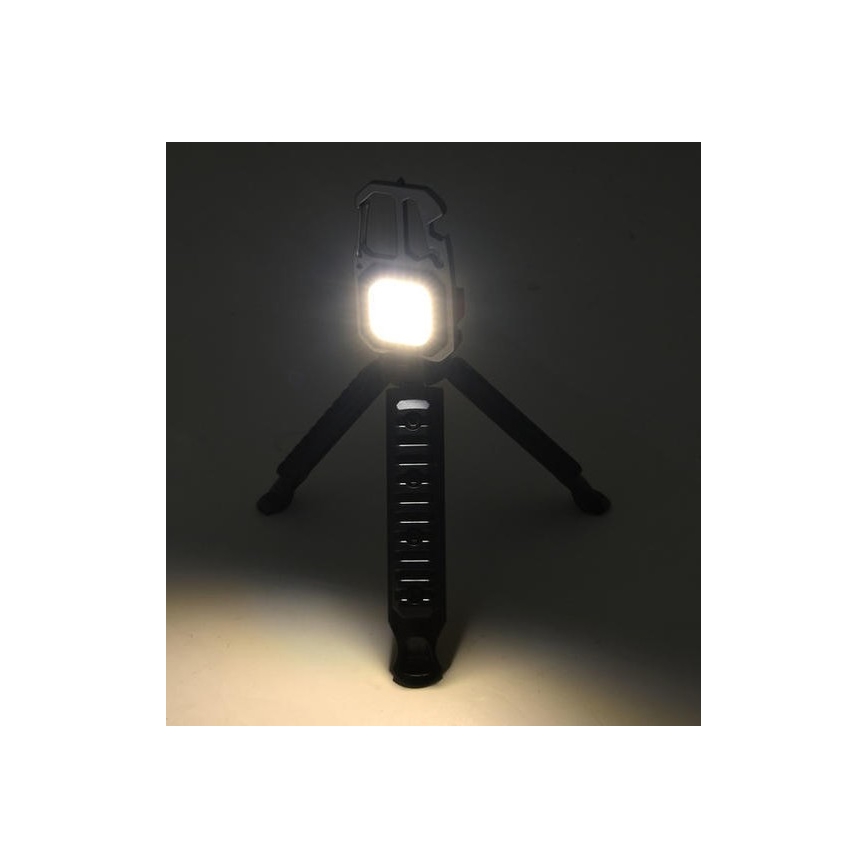 LED Oplaadbaar multifunctioneel zaklamp met een standaard LED/USB-C 400 mAh