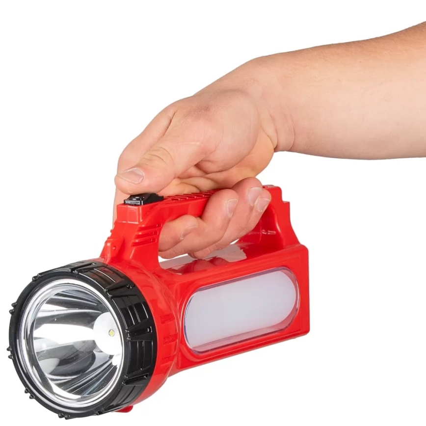 LED Oplaadbaar zonne- zaklamp LED/7W/230V 400 glanzend 3200 mAh