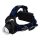 LED Oplaadbare hoofdlamp LED/6W/7,4V 2x2800 mAh IP44 zwart/blauw