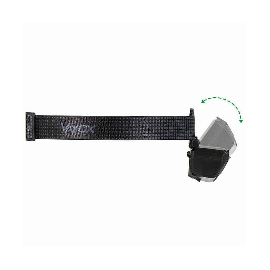 LED Oplaadbare dimbare hoofdlamp met sensor en rood licht 2xLED/5W/5V/3xAAA IP65 500 lm 1200 mAh