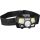 LED-oplaadbare hoofdlamp met sensor LED/3W/900 mAh IP44 zwart