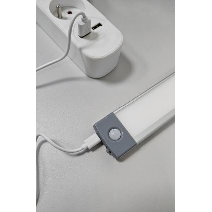 LED Oplaadbare meubelverlichting met een sensor LED/2,5W/5V USB 800 mAh 4200K 32,5 cm
