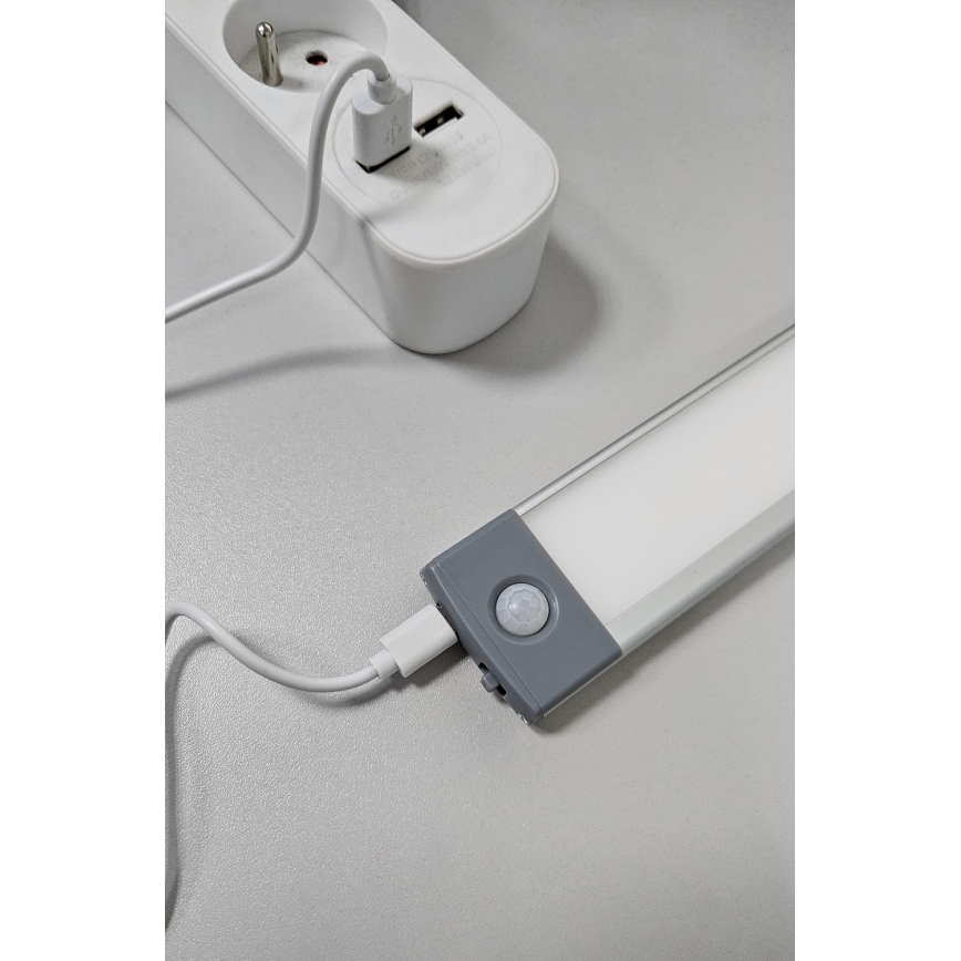 LED Oplaadbare meubelverlichting met een sensor LED/2,5W/5V USB 800 mAh 4200K 32,5 cm
