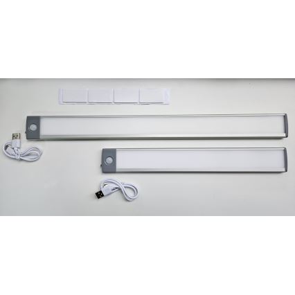 LED Oplaadbare meubelverlichting met een sensor LED/2,5W/5V USB 800 mAh 4200K 32,5 cm