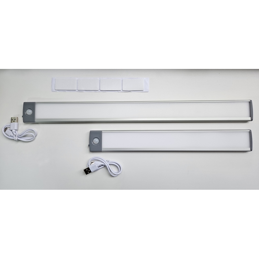 LED Oplaadbare meubelverlichting met een sensor LED/2,5W/5V USB 800 mAh 4200K 32,5 cm