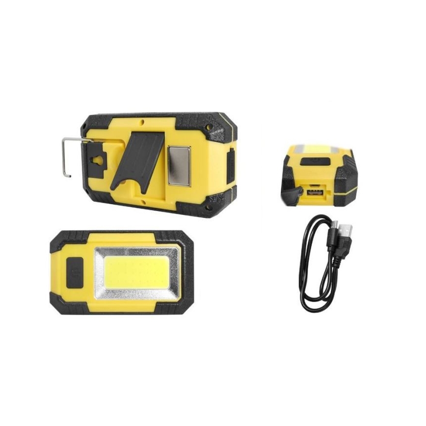 LED Oplaadbare schijnwerper LED/10W/4000 mAh 6000K IP44