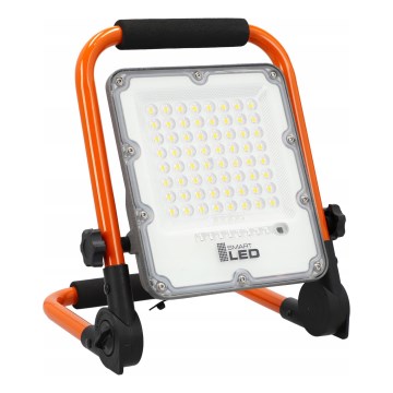 LED oplaadbare schijnwerper met statief LED/30W/3,2V 4500K 5000 mAh IP65 oranje