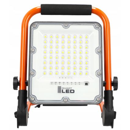 LED oplaadbare schijnwerper met statief LED/30W/3,2V 4500K 5000 mAh IP65 oranje