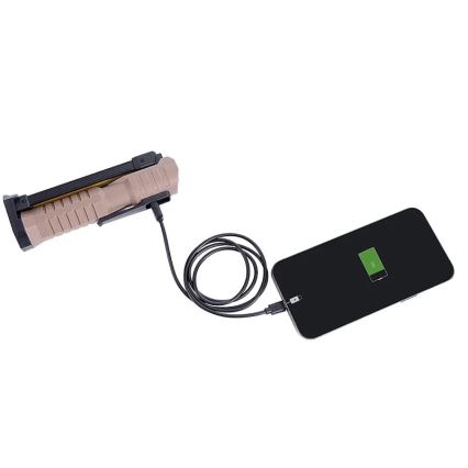 LED Dimbare Oplaadbare Werkzaklamp met Powerbankfunctie LED/4W/5V IPX4 600 lm 2000 mAh