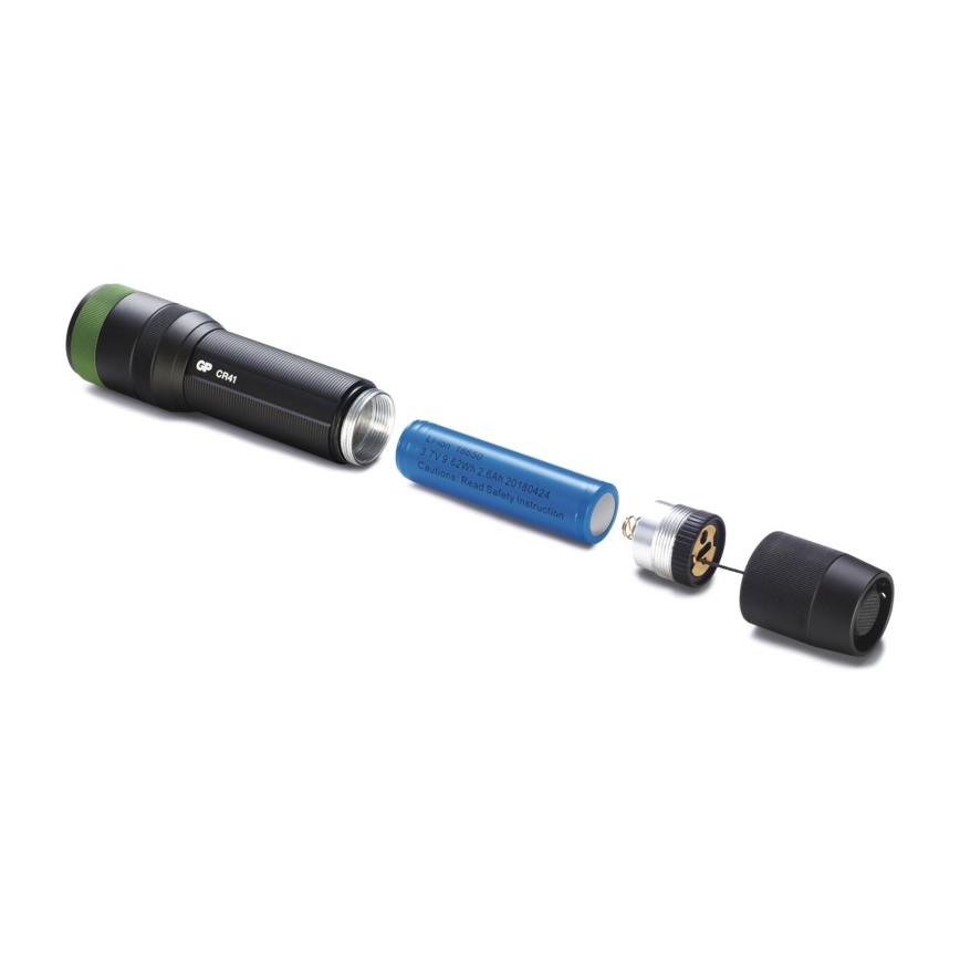 LED Oplaadbare zaklamp GP DISCOVERY CR41 LED/Li-lon 3,7V IPX7