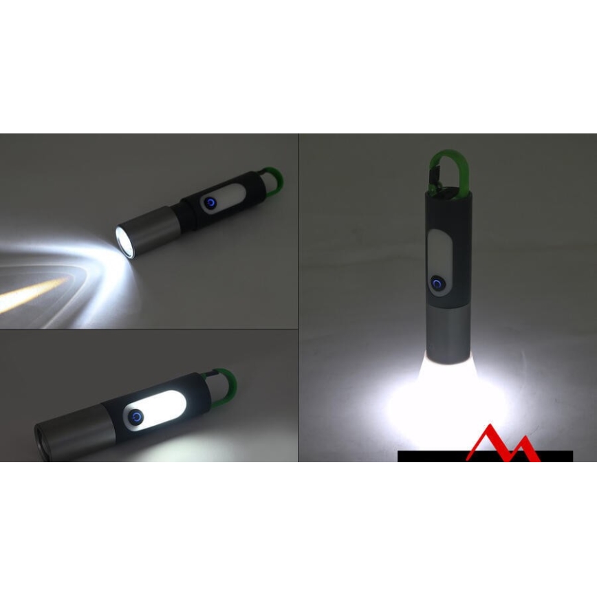 LED Oplaadbare zaklamp LED/10W/3,7V 750 lm 10h