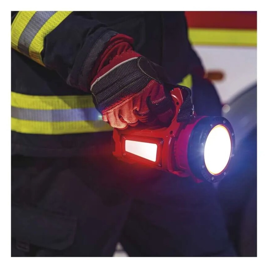 LED Oplaadbare zaklamp LED/3,7V IP44 1000 lm 15000mAh