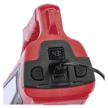 LED Oplaadbare zaklamp LED/3,7V IP44 1000 lm 15000mAh