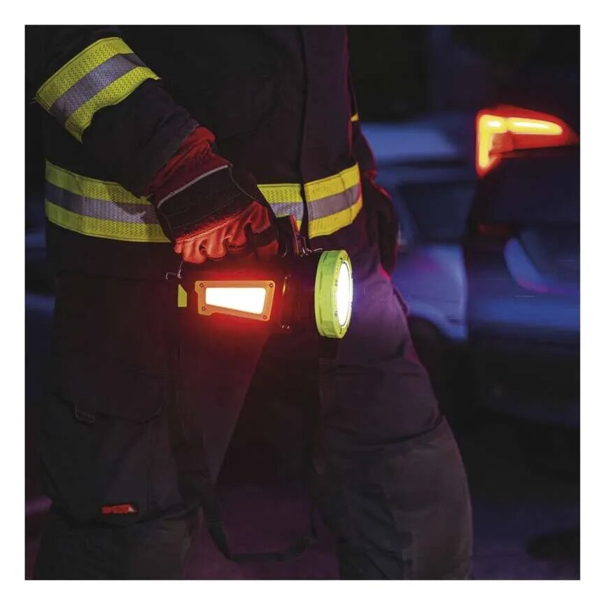 LED Oplaadbare zaklamp LED/3,7V IP44 850 lm 8000mAh