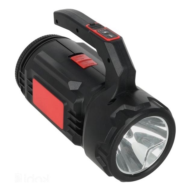 LED-oplaadbare zaklamp LED/5V 500 lm 1200 mAh zwart