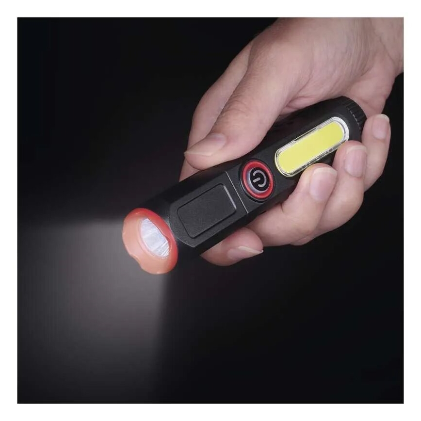 LED Oplaadbare zaklamp LED/USB/3,7V 120 lm 400 mAh