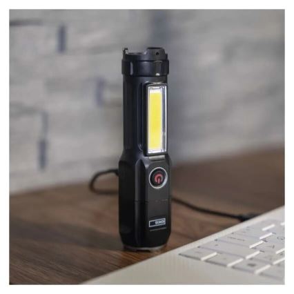 LED Oplaadbare zaklamp LED/USB/3,7V IP44 150 lm 1200mAh