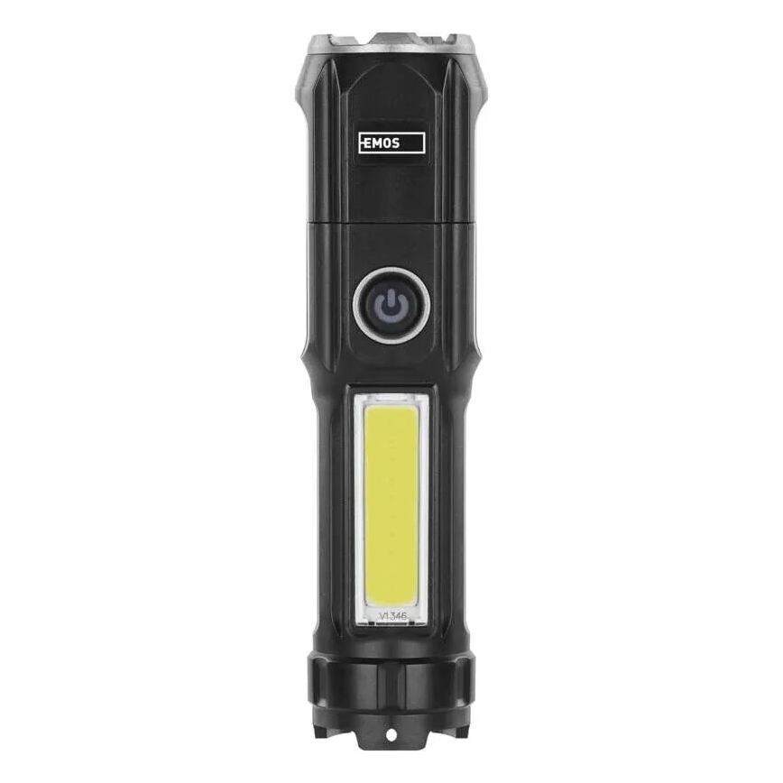 LED Oplaadbare zaklamp LED/USB/3,7V IP44 150 lm 1200mAh