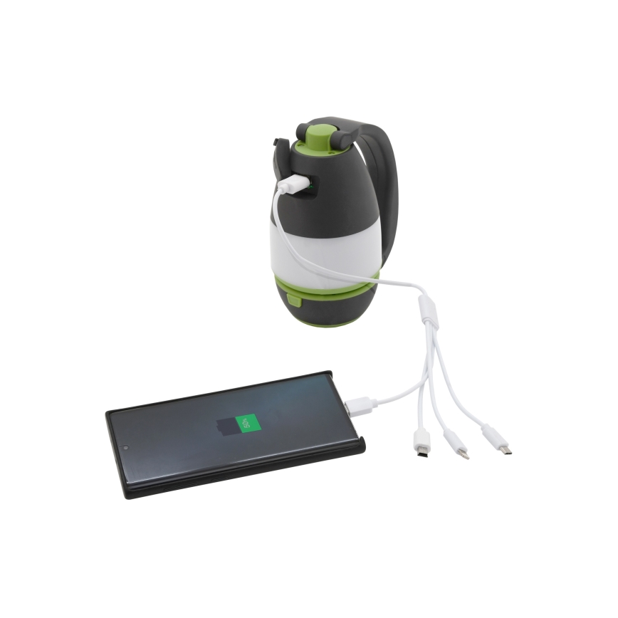 LED Oplaadbare zaklamp met powerbank LED/3W/1500mAh