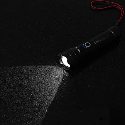 LED Dimbare Oplaadbare Zaklamp met Powerbankfunctie LED/10W/5V IPX4 600 lm 2000 mAh