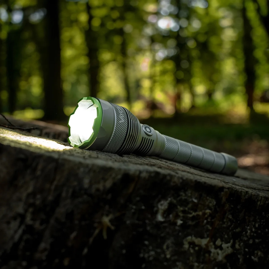 LED Dimbare oplaadbare zaklamp met powerbank Functie LED/5V IPX7 10000 glanzend 2600 mAh