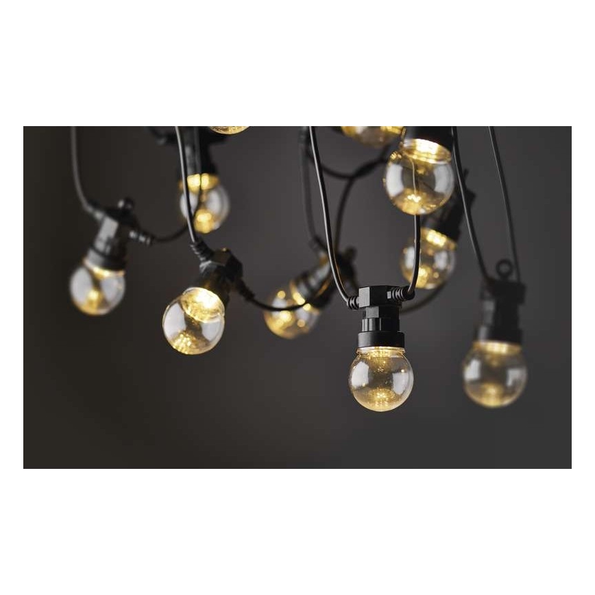 LED Outdoor decoratieve ketting 50xLED/10m IP44 helder
