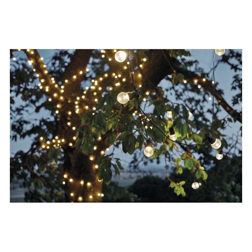 LED Outdoor decoratieve ketting 50xLED/10m IP44 helder