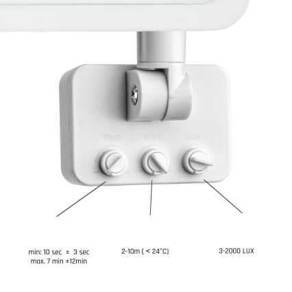 LED Outdoor floodlight with a sensor NOCTIS LUX 2 LED/50W/230V 4000K IP44 white