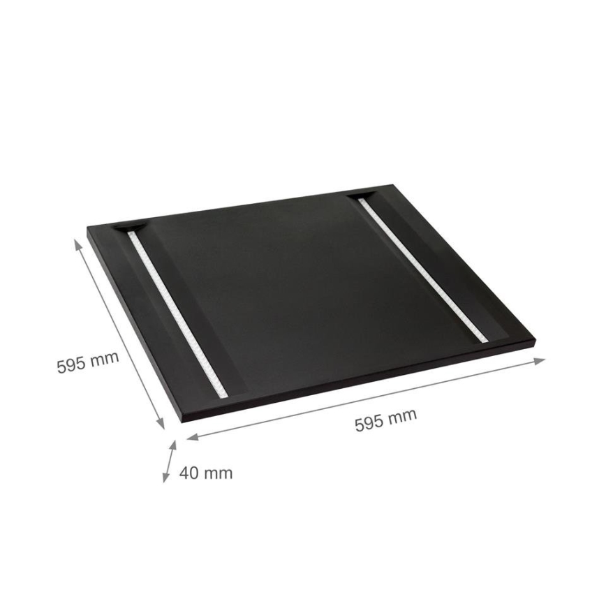 LED Paneel ALGINE LED/44W/230V 60x60 cm 4000K UGR16 zwart