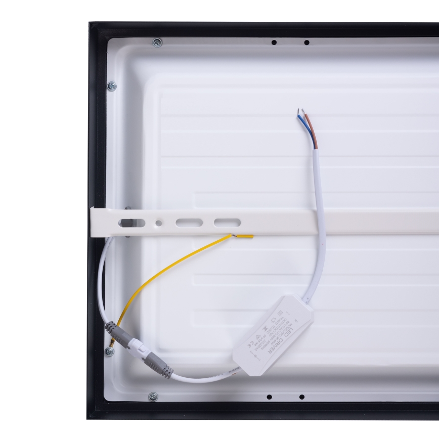 LED Paneel LED/36W/230V 4000K 30x60 cm zwart
